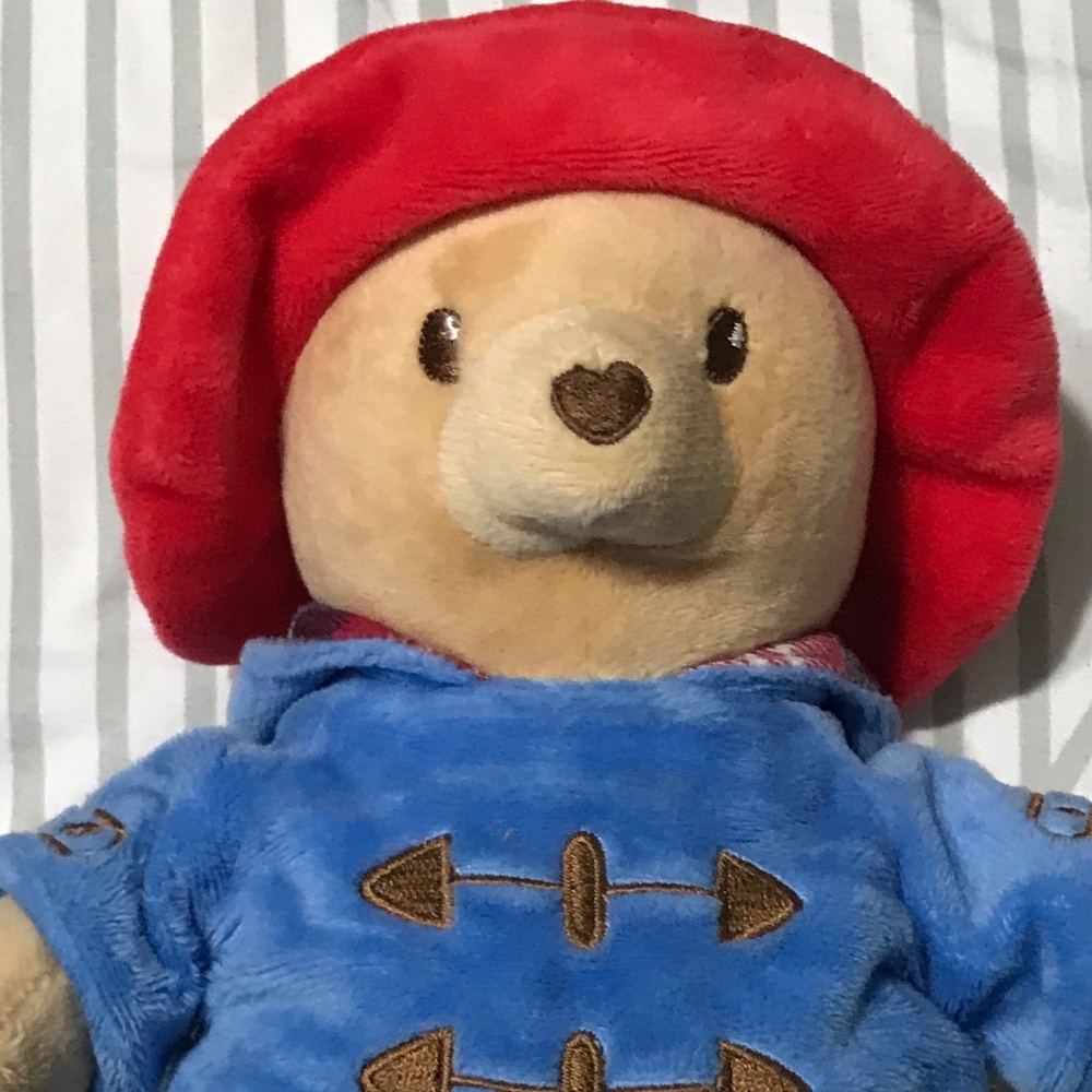 9” plush Paddington Bear with musical chime (inside)